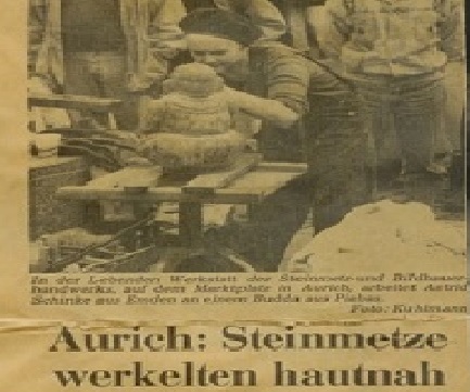 Steinmetze werkelten hautnah